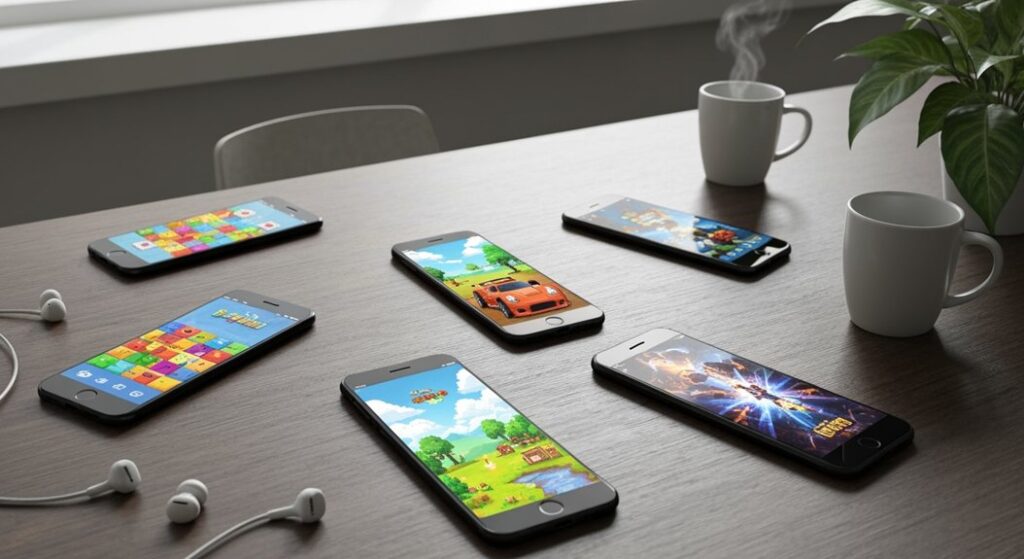 Game apps for offline play