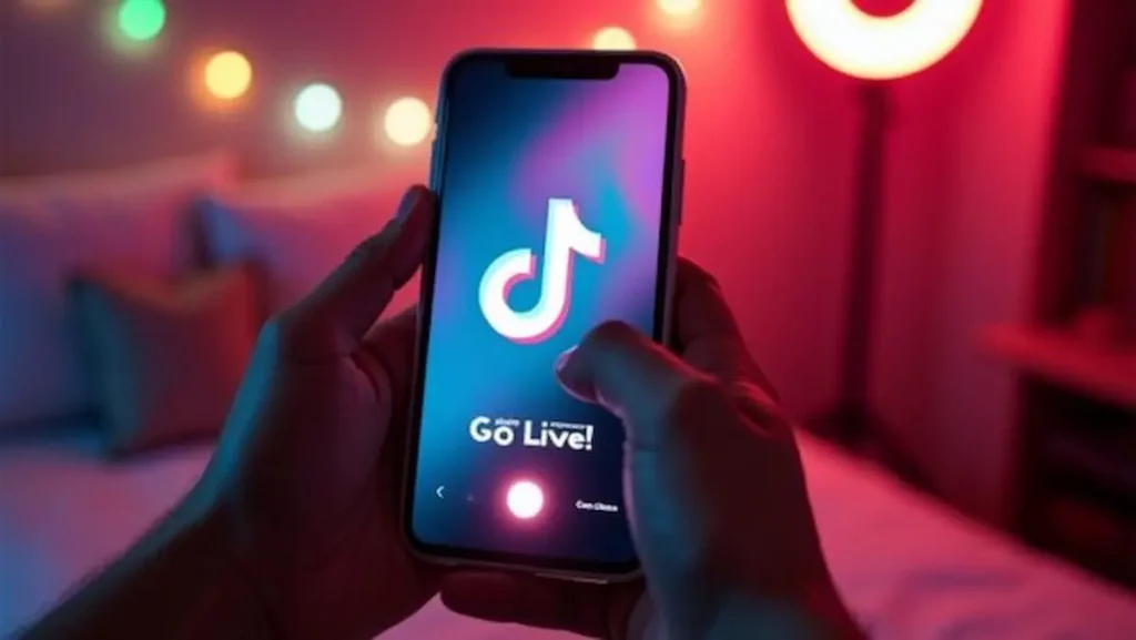 how to go live on tiktok